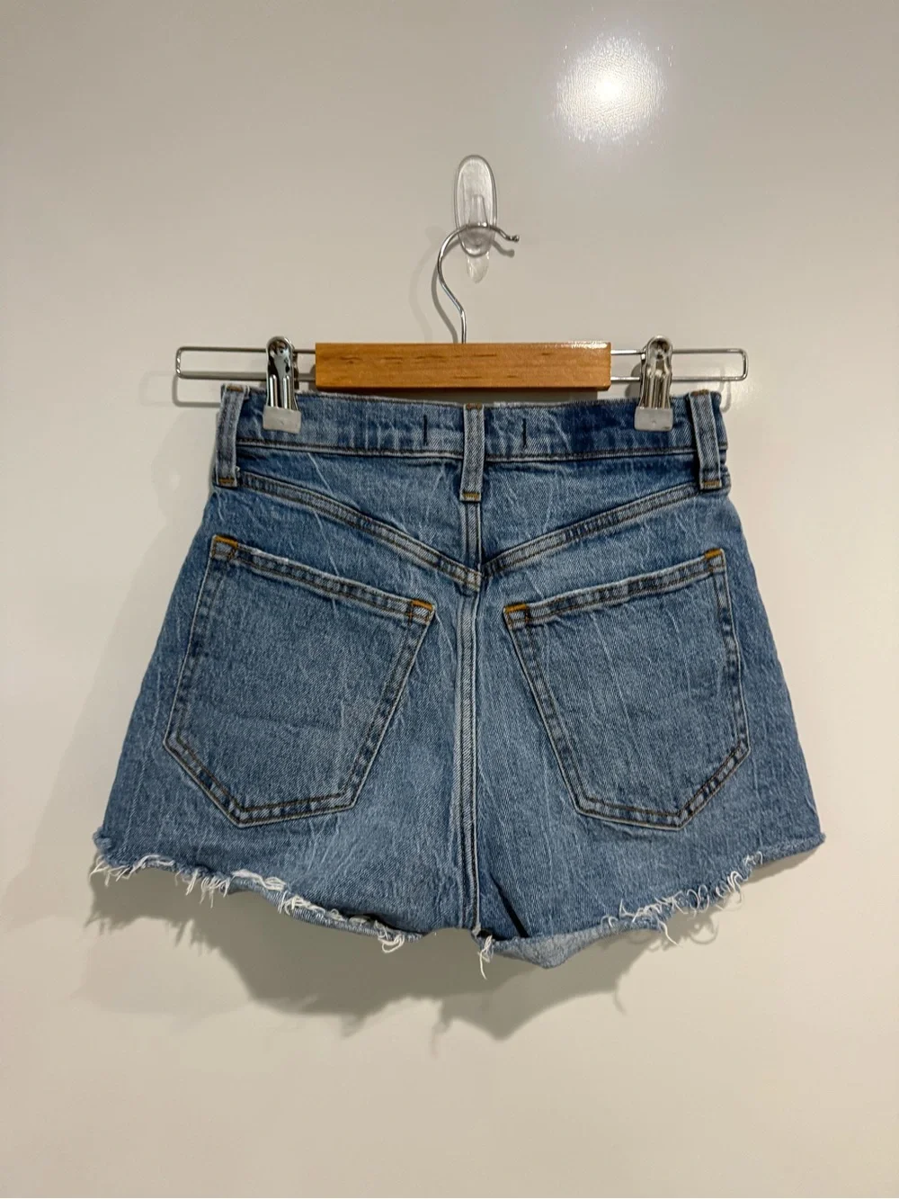 Abercrombie & Fitch Curve Love High Rise Mom Denim Short